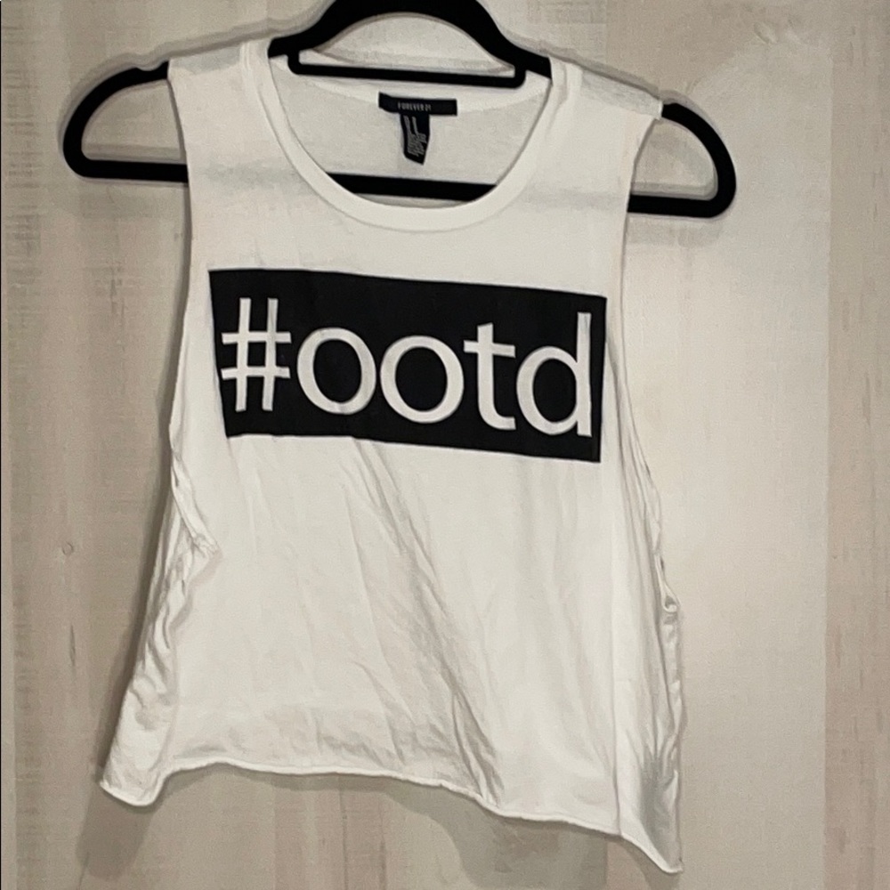 Forever 21 #OOTD muscle tank top - Size Medium